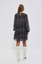 Sukienka damska, czarna, Moodo