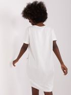 Sukienka damska, ecru, Relevance