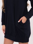 Sukienka damska, granatowa, Basic Feel Good