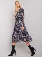 Sukienka damska, granatowa, Ex Moda