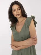 Sukienka damska, khaki, Italy Moda