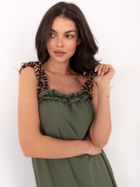 Sukienka damska, khaki, Italy Moda
