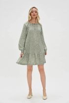 Sukienka damska, khaki, Moodo