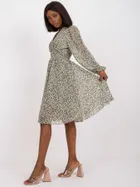 Sukienka damska, khaki, Zuluna