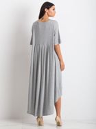 Sukienka damska, oversize, szara, Rue Paris