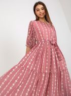 Sukienka damska, różowa, Lakerta