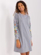 Sukienka damska, szara, Rue Paris