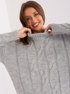 Sukienka damska z wełną, szara, Rue Paris