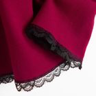 Sukienka dziewczęca z długim rękawem, bordowa, Nicol