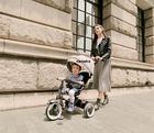Sun Baby, Qplay Rito, składany rowerek trójkołowy dla dziecka, pompowane koła, szary