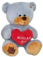 Sun-Day, Miś z sercem, maskotka, 25 cm, 1 szt.