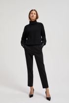 Sweter damski, czarny, Moodo