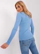 Sweter damski, niebieski, P-M