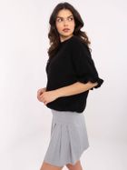 Sweter damski, oversize, czarny, Italy Moda