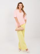 Sweter damski, oversize, różowy, Italy Moda