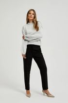 Sweter damski, szary, Moodo