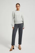 Sweter damski, szary, Moodo