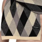 Szalik męski, beżowo-czarny, Peterson