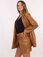 Szorty damskie, brązowe, Italy Moda