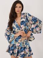 Szorty damskie, niebieskie, Italy Moda