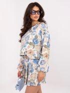 Szorty damskie, niebieskie, Italy Moda