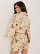 Szorty damskie, żółte, Italy Moda