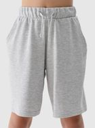 Szorty dziecięce, szare, 4F