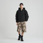 Szorty moro unisex o kroju baggy NOWEAR
