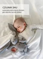 Szumisie, Szumiś Królik, maskotka 7w1 z aplikacją i lampką, brązowy