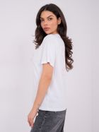 T-shirt damski, biały, Sublevel