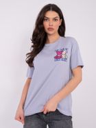 T-shirt damski, fioletowy, Sublevel