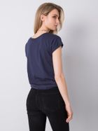T-shirt damski, granatowy, Factory Price