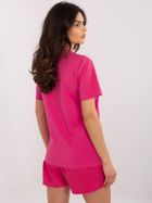 T-shirt damski, różowy, Calimera