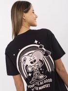 T-shirt damski, szary, Sublevel