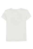 T-shirt dziewczęcy, biały, dwustronne cekiny, Tom Tailor