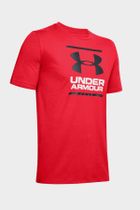 T-shirt męski, czerwony, Under Armour