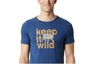 T-shirt męski, niebieski, Columbia Terra Vale II SS Tee