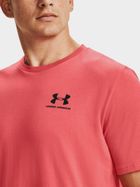 T-shirt męski, różowy, Under Armour