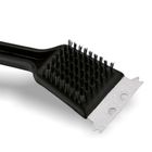 Tadar, BBQ, szczotka do grilla ze skrobakiem, 2w1, czarna