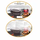 Tadar, brytfanna emaliowana, pokrywą grillową, 32 cm