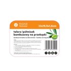 Tadar, drewniany półmisek bambusowy na przekąski, 33-19,5-1,6 cm