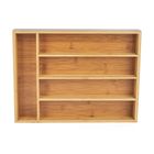 Tadar, wkład do szuflady, bambusowy, 5 przegródek, 35,5-26,5-5 cm