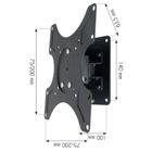 Techly, uchwyt ścienny do TV, LED/LCD 17-37", 25 kg