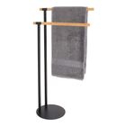 Tendance, stojak na ręczniki, dwuramienny, mat, 77.5-39.5-22 cm