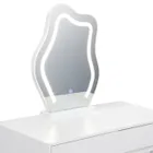 Toaletka kosmetyczna w stylu francuskim, blat 100 cm, biały