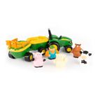 Tomy, John Deere, traktor z akcesoriami