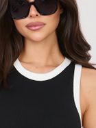 Top damski, czarny, Sublevel