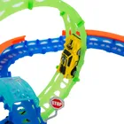 Tor wyścigowy, świecący w ciemności, zestaw z samochodem