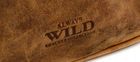 Torba listonoszka, brązowa, skórzana, Always Wild