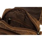 Torba listonoszka, brązowa, skórzana, Peterson